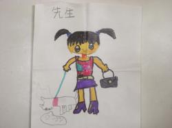 患者さんが絵を描いてくれました。
