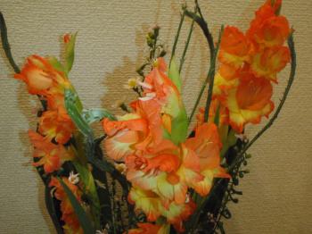受付の花